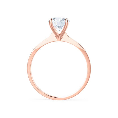 1.5 CT Round Solitaire Lab Grown Diamond Engagement Ring