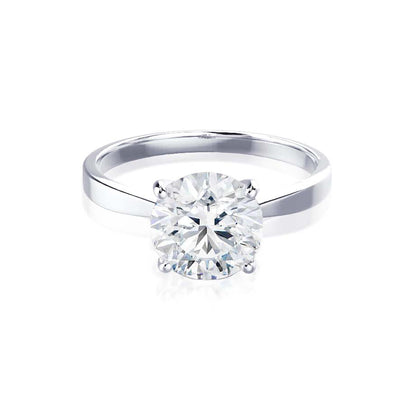 1.5 CT Round Solitaire Lab Grown Diamond Engagement Ring