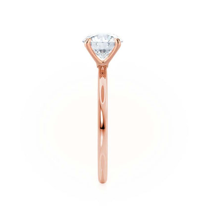 1.2 CT Radiant Solitaire Lab Grown Diamond Engagement Ring