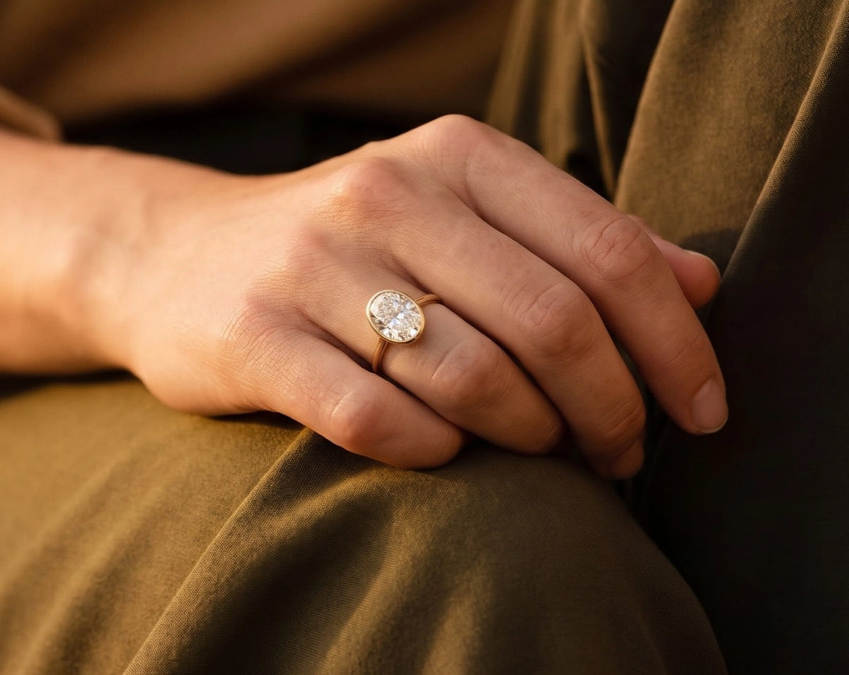 Bezel Engagement Rings