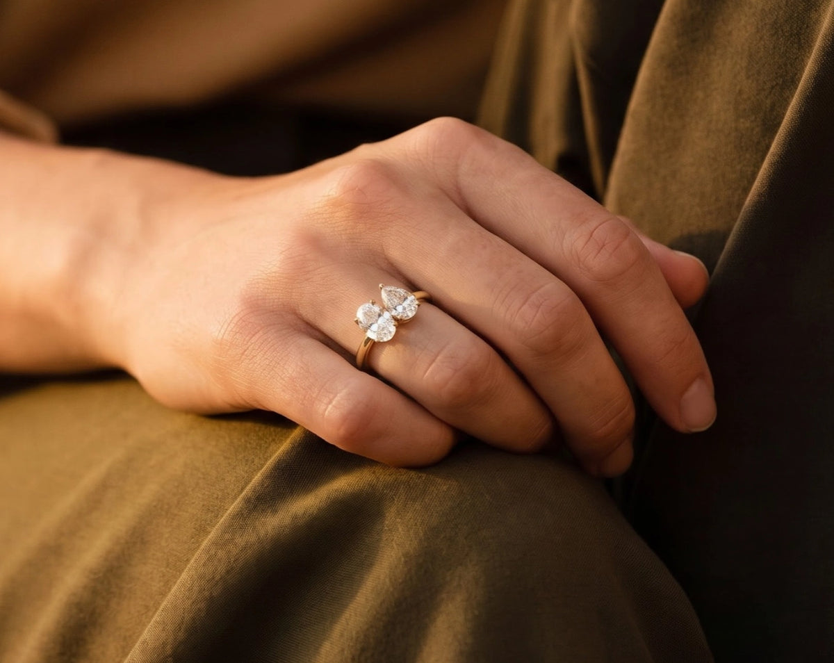 Toi et Moi Engagement Rings